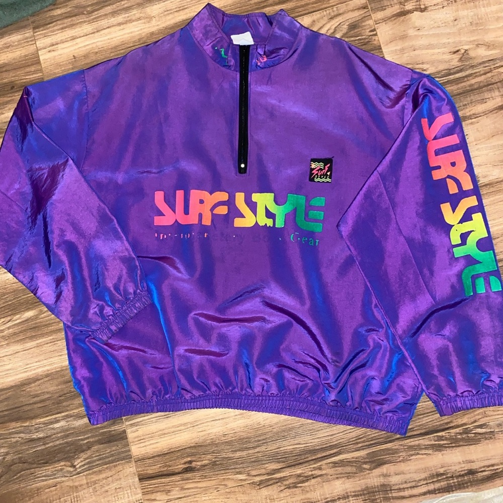 Vintage surf style windbreaker